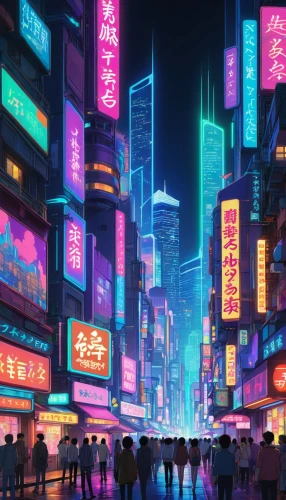 shinjuku,tokyo city,cybercity,tokyo,cyberpunk,akiba,shanghai,akihabara,colorful city,mongkok,cityscape,cyberscene,kowloon,osaka,guangzhou,fantasy city,cybertown,cyberworld,tokyo ¡¡,ikebukuro,Illustration,Japanese style,Japanese Style 03