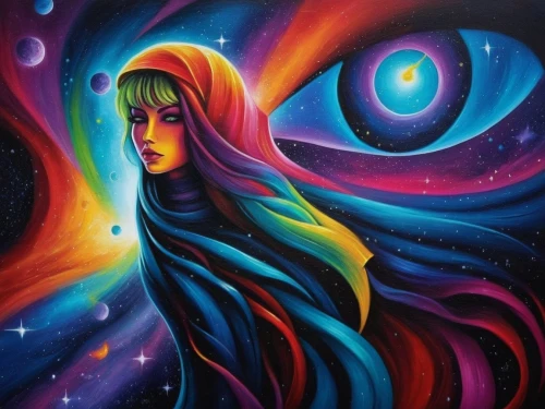 psytrance,hecate,lateralus,andromeda,galaxia,ashtar,ayahuasca,lysergic,star mother,universo,cosmic eye,vibrational,astral traveler,psychedelics,divinorum,shamanic,psychedelic,wiccan,auroral,earth chakra,Illustration,Realistic Fantasy,Realistic Fantasy 25