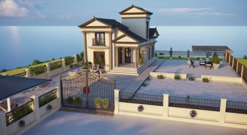 3d rendering,sketchup,render,holiday villa,3d render,hovnanian,landscape design sydney,oceanfront,model house,seaside resort,3d rendered,bungalows,townhomes,house with caryatids,seaside view,pool house,mansion,penthouses,revit,residencial,Photography,General,Realistic