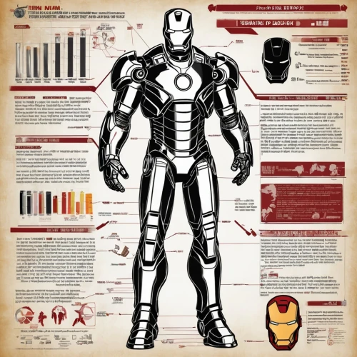 ironman,medical concept poster,vector infographic,iron man,tony stark,ironist,ironmaster,war machine,battlesuit,ultron,iron mask hero,positronium,repulsor,infographics,marvelon,vibranium,adamantium,marvel comics,deathlok,jarvis,Unique,Design,Infographics