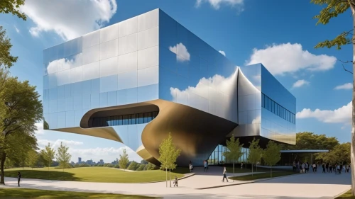 morphosis,libeskind,ocad,futuristic art museum,bjarke,koolhaas,modern architecture,skolkovo,futuristic architecture,embl,snohetta,gensler,unsw,futuroscope,bicocca,bocconi,maxxi,biotechnology research institute,uoit,sky space concept,Photography,General,Realistic