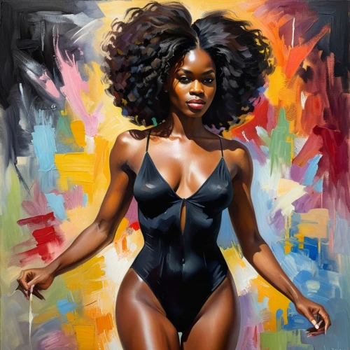 black woman,liberian,afro american girls,african american woman,black skin,african woman,afro american,afrocentrism,melanin,afrocentric,black women,ghanaian,oil painting on canvas,oil on canvas,black queen,funmi,beautiful african american women,oluchi,afroasiatic,african art,Conceptual Art,Oil color,Oil Color 22