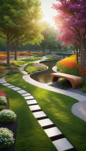 landscape background,cartoon video game background,landscaped,spring background,springtime background,nature garden,flower garden,3d background,pathway,walk in a park,nature background,golf course background,golf landscape,greenspace,japanese garden,japan garden,flowerbeds,landscape designers sydney,greenspaces,landscape design sydney,Art,Classical Oil Painting,Classical Oil Painting 12