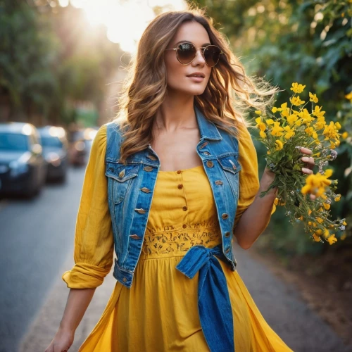 yellow jumpsuit,yellow and blue,yellow daisies,yellow purse,giada,yellow color,yellow,nicodemou,yellow petal,yellow brown,yellow flowers,women fashion,yellow mustard,yellow roses,denim jumpsuit,beautiful girl with flowers,yellow and black,yellow petals,women clothes,yellow bells,Photography,General,Commercial