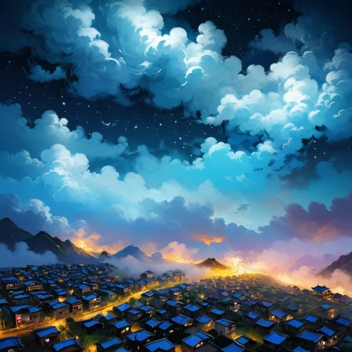 sky,terraformer,kaleidoscape,fractal environment,cloudstreet,cloudmont,cielo,dusk background,world digital painting,cartoon video game background,cube background,sky clouds,3d background,night sky,free background,samsung wallpaper,lego background,skylighted,clouds - sky,futuristic landscape,Conceptual Art,Sci-Fi,Sci-Fi 12