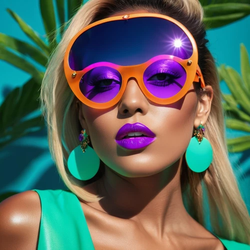 neon makeup,knockaround,neon colors,sunglasses,sunwear,vibrant color,ultraviolet,color glasses,shades,derivable,vibrant,sun glasses,monique,pop art colors,neon,fluor,defence,sunglass,neon candies,colorful,Photography,General,Realistic