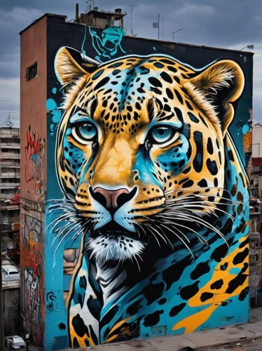 jaguares,blue tiger,tigre,jaguars,jaguar,panthera,tigor,macan,tigr,tigris,tigar,graffiti art,grafite,hottiger,panter,tigert,tigers,asian tiger,tiger,welin,Conceptual Art,Graffiti Art,Graffiti Art 09