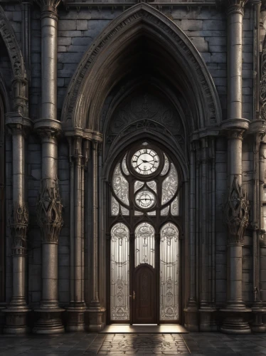 neogothic,haunted cathedral,doorways,gothic church,cathedrals,archways,cathedral,shadowgate,church door,doorway,hall of the fallen,sacristy,theed,blackgate,archbishopric,transept,entranceways,cloistered,entranceway,tracery,Conceptual Art,Fantasy,Fantasy 33