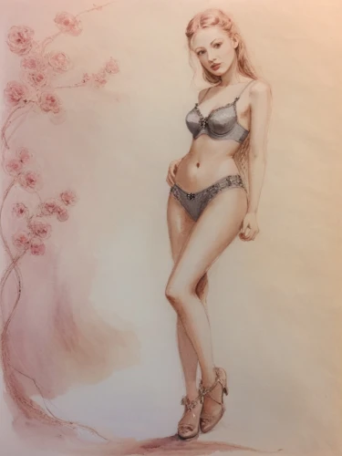 watercolor pin up,fabric painting,marylyn monroe - female,underpainting,belly painting,marilyn monroe,pin-up girl,fausch,magnolia,magnolia blossom,airbrushing,marilyn,pink magnolia,pin up girl,pin-up model,valentine pin up,retro pin up girl,heatherley,pin-up girls,mastectomy,Illustration,Realistic Fantasy,Realistic Fantasy 16