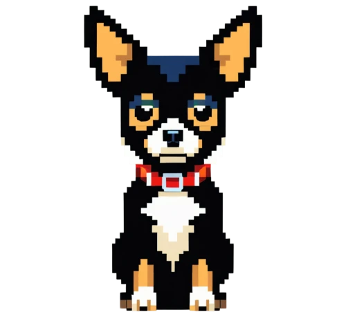 rat terrier,welsh cardigan corgi,basenji,welsh corgi cardigan,african wild dog,pinscher,bunnicula,pixel,chihuahua,jackal,nuxhall,heeler,starfox,pembroke welsh corgi,the pembroke welsh corgi,welsh corgi,collie,dog frame,haida,pixel art,Unique,Pixel,Pixel 01