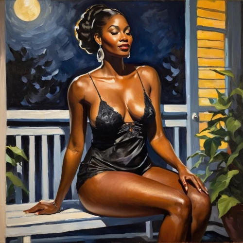 oil painting on canvas,oil on canvas,oil painting,african american woman,african woman,ikpe,oil paint,ebony,toccara,black woman,kunbi,kelefa,oshun,art painting,funmi,monifa,maria bayo,teairra,latell,oluchi,Conceptual Art,Oil color,Oil Color 22