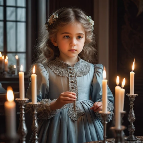 cosette,liselotte,candelight,candlelit,candlelights,candlelight,miniaturist,little princess,quirine,candlemaker,victorian style,candlepower,young girl,principessa,pemberley,candlemas,nelisse,the little girl,lucia,candleholder,Photography,Documentary Photography,Documentary Photography 24