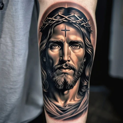 jesus cross,christ thorn,crucifix,tattoo,tatoo,jesus christ and the cross,tatooed,jesus on the cross,jeshua,tattoed,ihesus,healed,the cross,catholicon,tattooist,christus,calvary,cruciger,cross,cristo,Photography,General,Realistic