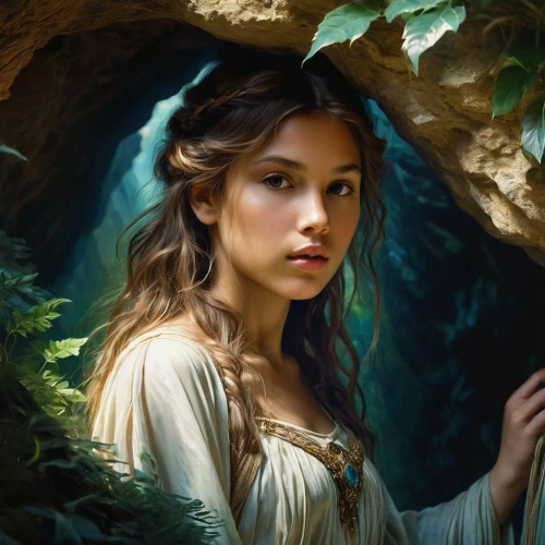 faery,mystical portrait of a girl,faerie,fantasy portrait,fantasy picture,fantasy art,galadriel,fairie,eponine,lorien,guinevere,serafina,arwen,enchanting,ellinor,romantic portrait,margaery,the enchantress,kahlan,behenna,Conceptual Art,Fantasy,Fantasy 05