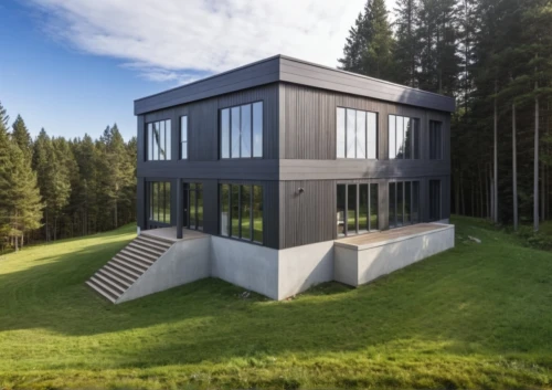 cubic house,modern house,electrohome,3d rendering,cube house,inverted cottage,house in the forest,glickenhaus,lohaus,arkitekter,forest house,prefab,passivhaus,modern architecture,revit,prefabricated,frame house,timber house,prefabricated buildings,architektur,Photography,General,Realistic
