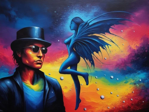 varekai,nephilim,icarus,welin,juggler,illusionist,magician,antasy,conjuror,fantasy art,dream art,neon body painting,skyman,jamiroquai,surrealism,surrealists,spray paint,malakian,lateralus,neruda,Illustration,Realistic Fantasy,Realistic Fantasy 25