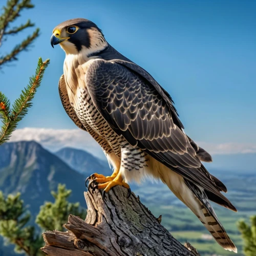 new zealand falcon,lanner falcon,peregrine falcon,saker falcon,peregrine,aplomado falcon,falconidae,falconiformes,american kestrel,mountain hawk eagle,falconet,steppe buzzard,hawk perch,falconieri,raptor perch,portrait of a rock kestrel,crested hawk-eagle,gyrfalcon,ferruginous hawk,falcon,Photography,General,Realistic