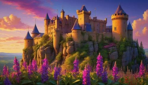 fairy tale castle,fairytale castle,disney castle,sleeping beauty castle,knight's castle,cinderella's castle,fantasyland,rapunzel,medieval castle,gold castle,castletroy,castledawson,castle,fairy tale,castle of the corvin,fantasy world,cinderella castle,fantasy landscape,hogwarts,fantasy picture,Illustration,Abstract Fantasy,Abstract Fantasy 19