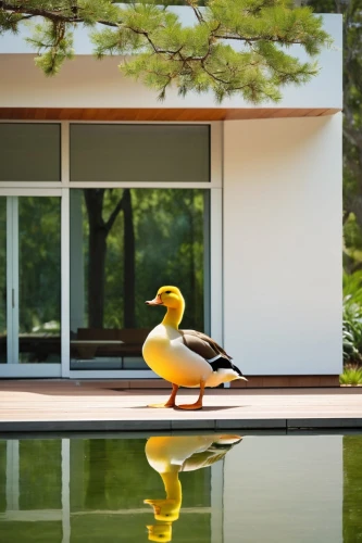 ornamental duck,duck on the water,japanese garden ornament,brahminy duck,neutra,golden pavilion,quackwatch,mid century modern,asian bird,the golden pavilion,mandarin ducks,duck bird,mid century house,perched bird,perching birds,cayuga duck,japanese garden,birds perched,perched birds,bird kingdom,Conceptual Art,Fantasy,Fantasy 29