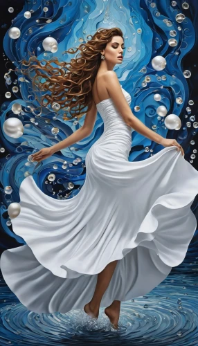 amphitrite,the sea maid,water nymph,aquarius,naiad,sirena,the wind from the sea,sirene,whirlwinds,fathom,nereid,mermaid background,undine,ariadne,riverdance,obatala,siren,girl in a long dress,ondine,fantasy picture,Photography,General,Realistic