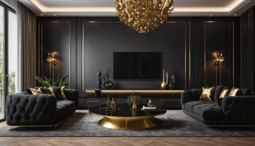 modern decor,gold wall,black and gold,luxury home interior,apartment lounge,contemporary decor,luxe,livingroom,interior decoration,interior design,interior decor,minotti,living room,interior modern design,modern living room,sitting room,gold lacquer,ornate room,furnishings,deco,Photography,General,Natural