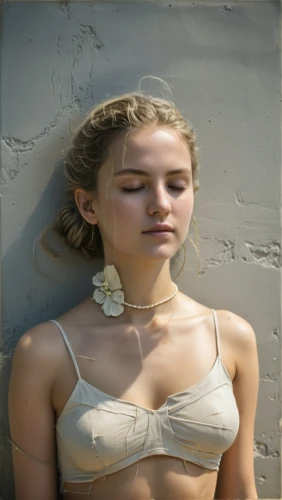 young woman,pearl necklace,female model,anorexia,pearl necklaces,necklines,collar,bridal jewelry,teen,bandeau,girl with cloth,jettied,young girl,neckline,pale,girl in cloth,bodice,michalka,image manipulation,pranayama,Photography,Black and white photography,Black and White Photography 15