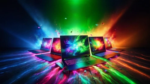 rgb,computer art,colorful light,colorful background,rainbow background,computer graphic,technicolor,colored lights,laptop,technicolour,prism,lightpainting,light art,laptop wallpaper,laptop screen,chroma,colorful foil background,alienware,professional light show video,razer