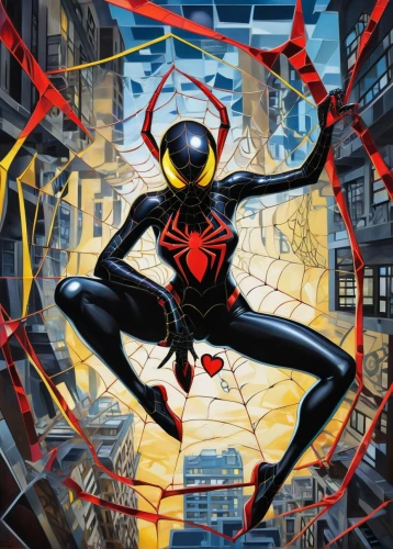 asm,anansi,eradicator,ditko,raimi,daredevil,romita,spider the golden silk,symbiote,shadowhawk,webcrawler,aranxta,spider bouncing,araneda,spider,antivenom,webbing,spider's web,spider network,derman,Art,Artistic Painting,Artistic Painting 45