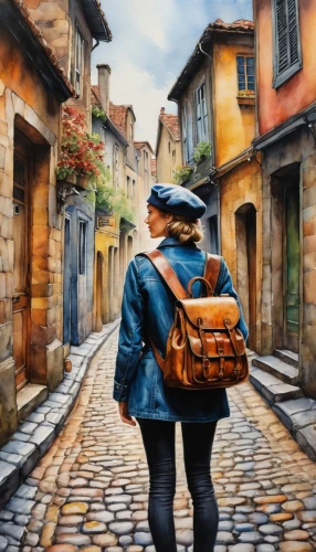 world digital painting,colmar,martre,cobblestones,cobbled,the cobbled streets,viajes,conques,cobblestone,cuzco,townscapes,travel woman,french tourists,cusco,colored pencil background,bukchon,photo painting,sarlat,vigan,italian painter,Conceptual Art,Daily,Daily 32