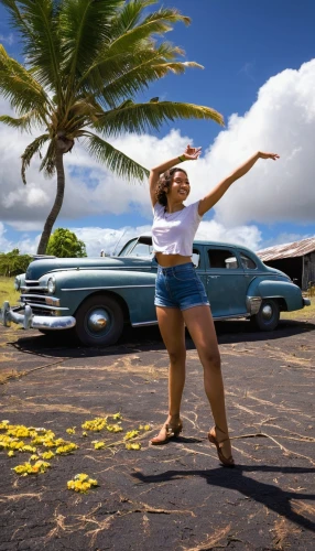 hula,aloha,girl and car,luau,kalani,kealoha,girl washes the car,kaahumanu,mahalo,polynesian,kapaa,koolau,hanalei,tahitians,guamanian,hawai,molokai,kanani,maui,macarena,Conceptual Art,Fantasy,Fantasy 04