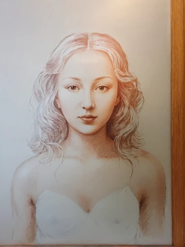 woman at cafe,white lady,disegno,woman's face,blonde woman,foujita,underpainting,pencil frame,woodburning,glass painting,mirifica,silverpoint,girl drawing,hagio,silver frame,pencil art,young woman,botero,woman face,girl portrait,Photography,Documentary Photography,Documentary Photography 25