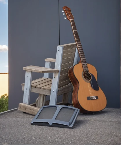 guitar easel,music instruments on table,folding table,rocking chair,guitar bridge,acoustic guitar,classical guitar,theorbo,music stand,the horse-rocking chair,stringed instrument,music instruments,folding chair,guitarra,acoustically,cittern,string instrument,guitar,strandberg,musical instrument,Photography,General,Realistic
