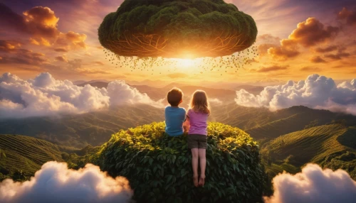 photo manipulation,fantasy picture,parallel worlds,photomanipulation,nature background,photoshop manipulation,image manipulation,landscape background,skywatchers,parallel world,heavenward,world digital painting,surrealistic,fairies aloft,embrace the world,creative background,surrealism,dreamscape,dream world,photomontages,Illustration,Realistic Fantasy,Realistic Fantasy 02