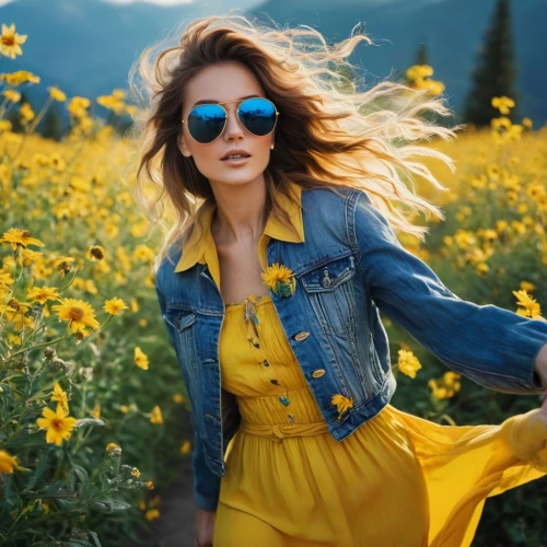 yellow daisies,yellow and blue,helianthus sunbelievable,yellow jumpsuit,beautiful girl with flowers,sunflower lace background,girl in flowers,sunflower field,daisies,sun daisies,sunflowers,yellow,blue daisies,flower background,yellow flowers,yellow petals,yellow background,colorful daisy,bright flowers,yellow color,Photography,Documentary Photography,Documentary Photography 15