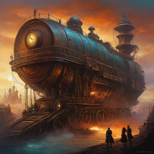 ghost locomotive,steampunk,steam train,steam locomotives,steam locomotive,merchant train,steam engine,hogwarts express,steam power,train of thought,the train,eisenbahn,ghost train,steam special train,locomotive,steamrollered,old train,airships,dreadnaught,bathysphere,Conceptual Art,Daily,Daily 32