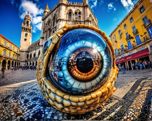 peacock eye,crocodile eye,eye,pisa,aveiro,abstract eye,lucca,eye ball,robot eye,astronomical clock,guimaraes,cosmic eye,ascoli,fish eye,lisbon,seye,lisboa,ojo,one eye monster,czech budejovice,Conceptual Art,Fantasy,Fantasy 26