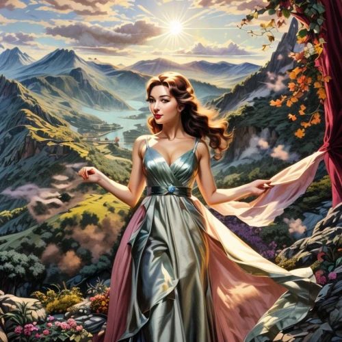 maureen o'hara - female,gene tierney,fantasy picture,rita hayworth,delenn,struzan,elizabeth taylor-hollywood,world digital painting,margaery,margairaz,fantasy woman,fantasy art,fantasy portrait,jean simmons-hollywood,ingrid bergman,hildebrandt,megara,elizabeth taylor,audrey hepburn,galadriel