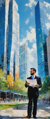 abstract corporate,blur office background,impressionism,cios,world digital painting,hyperreality,virtual landscape,cupertino,salesforce,digiart,richter,photo painting,glass building,corporate,glass painting,double exposure,salaryman,impressionist,reflexed,bkc,Conceptual Art,Oil color,Oil Color 20