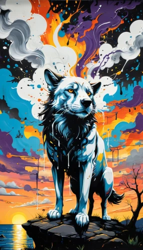 howling wolf,okami,constellation wolf,wolf,krypto,fenrir,emarosa,atunyote,timberwolves,wolpaw,wolves,amaterasu,coyote,stormfury,wolfgramm,wolfsangel,outfox,werewolve,wolfsschanze,wolffian,Conceptual Art,Graffiti Art,Graffiti Art 08