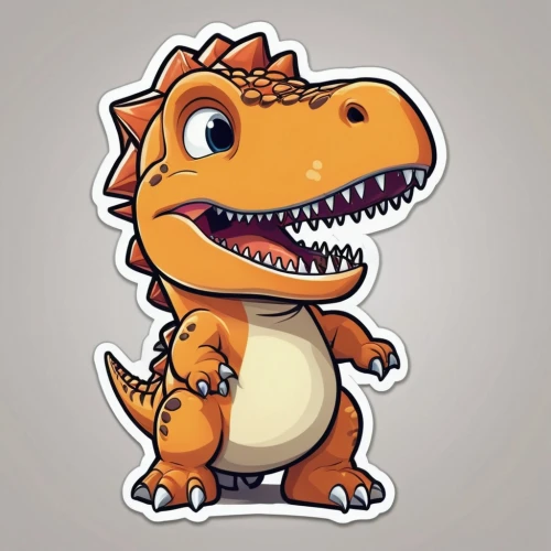 rexy,trex,tyrannosaurus rex,stegodon,vector illustration,tyrannosaurus,dino,tyrannosaur,t rex,dryosaurus,dinosaruio,theropoda,jaggi,synapsid,hrdinova,esdraelon,landmannahellir,chomper,dinosaur baby,ladinos,Unique,Design,Sticker