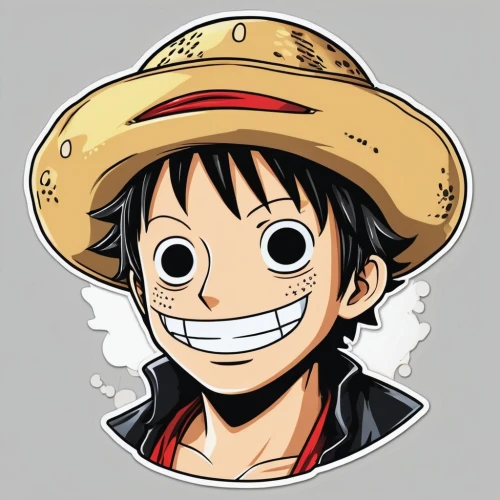 luffy,oda,wano,impel,straw hat,bonney,nakama,onepiece,ruffy,straw hats,garp,sugimoto,garp fish,hausser,fukumoto,sero,sabo,hirohiko,niwano,hatsumomo,Unique,Design,Sticker