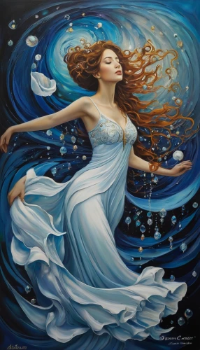 amphitrite,the sea maid,sirene,undine,naiad,water nymph,the zodiac sign pisces,constellation swan,the wind from the sea,sirena,aquarius,ondine,whirlwinds,ariadne,fathom,diwata,atlantica,nereid,naiads,blue enchantress,Illustration,Realistic Fantasy,Realistic Fantasy 30