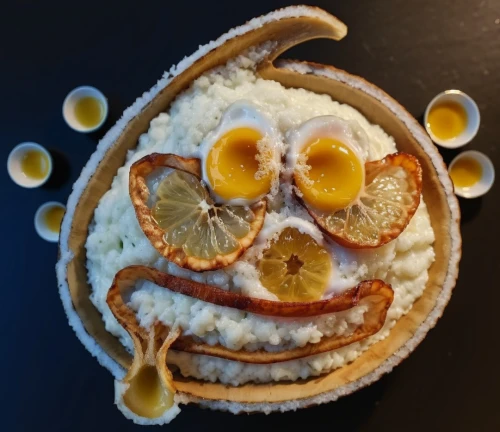 egg pancake,fried egg flower,egg sunny-side up,egg sunny side up,pannekoek,breakfast egg,kanelbullar,kocoras,rice with fried egg,quark tart,makarau,blini,spertzel,tako,khachapuri,pineapple sprocket,octopus,vanillekipferl,egg dish,galettes,Photography,General,Realistic