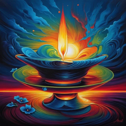 fire artist,cauldron,flaming torch,the eternal flame,fire mandala,dancing flames,flame of fire,oriflamme,burning torch,fire and water,flame flower,firespin,diya,burning candle,flame spirit,fire ring,flambe,pyromania,olympic flame,glass painting,Illustration,Realistic Fantasy,Realistic Fantasy 25