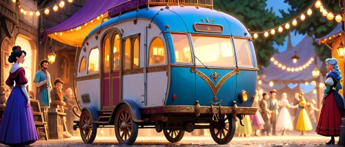 christmas caravan,carriage,santa claus train,carriage ride,wooden carriage,trolley train,merchant train,trolley,cinderella,carolers,tramcar,train ride,ghost train,children's ride,museum train,carousels,tram,disneyfied,street car,wooden train,Anime,Anime,Cartoon