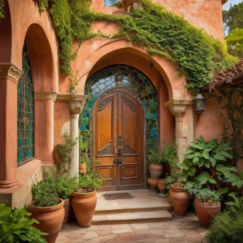 garden door,doorways,entryway,courtyards,entryways,front door,the threshold of the house,archways,patio,doorway,portal,patios,entranceway,courtyard,secret garden of venus,fairy door,hacienda,house entrance,entrances,puertas,Illustration,Realistic Fantasy,Realistic Fantasy 13