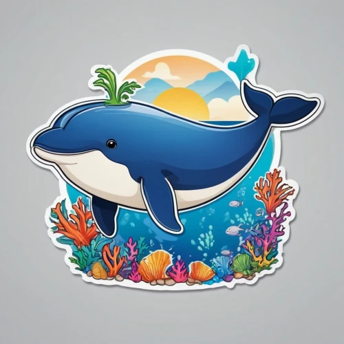 dolphin background,bottlenose dolphin,porpoise,tursiops,ballenas,dolphin,tiburones,marine mammal,ballena,northern whale dolphin,delphin,baby whale,little whale,pot whale,seaquarium,oceanic dolphins,whaley,baleine,cetacean,bottlenose dolphins,Unique,Design,Sticker