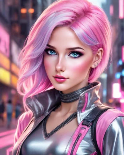 neopolitan,gwen,maeve,domino,nyx,cyberangels,vi,pink beauty,madelyne,barbie,brigette,pinzi,xcx,pink background,fiora,dazzler,cyberstar,neo,katarina,namora