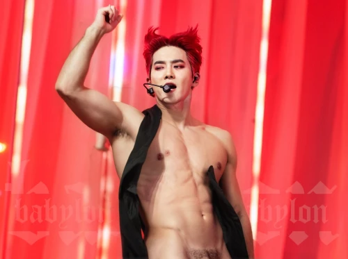 minjun,kibum,khun,nosebleed,abdominis,yunho,junmin,yongchun,hog xiu,weizhou,joong,ksh,beom,sjoland,junsu,growls,eunhyuk,myeon,collapses,pectorals