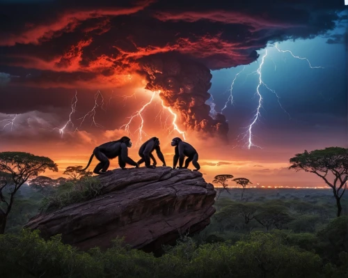 zambezian,serengeti,okavango,niassa,botswana,laikipia,australopithecines,tuskers,pilanesberg,afrika,karangwa,afrique,lightning storm,skarphedinsson,ruaha,tsavo,mpumalanga,photomanipulation,dinosauria,pejeta,Photography,General,Natural